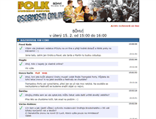 Tablet Screenshot of online.ifolk.cz