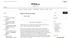 Desktop Screenshot of ifolk.cz